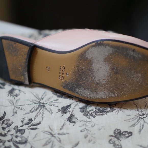 Gucci Princetown Leather Slipper in Light Pink - Picture 4 of 5